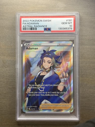 Adaman graded PSA 10 for sale on eBay