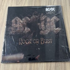 AC/DC Rock Or Bust 12" vinyl  lp Album cover imperfect bargain 
