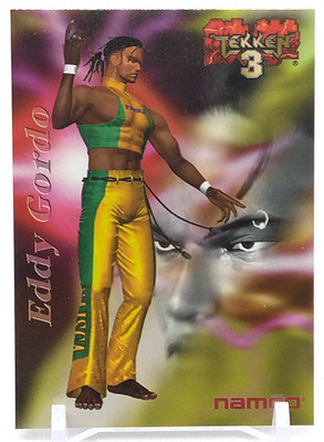 Eddy Gordo Tekken 3 Namco Official Collection Cards No.65 1998 Epoch Rare