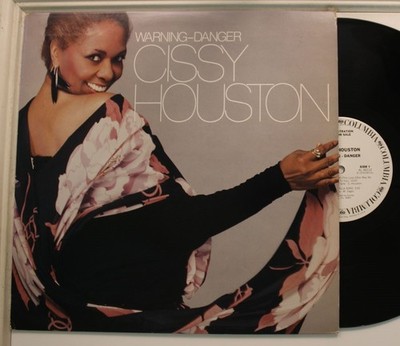 Cissy Houston (Whitney) Lp Promo Warning   Danger On Columbia - Vg++ / Vg++
