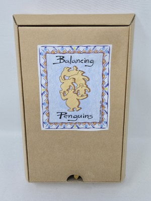 Tarata Balancing Penguins Wooden Balancing Puzzle Game From New Zealand, Ages 4+