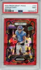 2024 Panini Prizm Draft Jaxson Dart RED ICE PRIZM Rookie RC #147 PSA 9 GIANTS