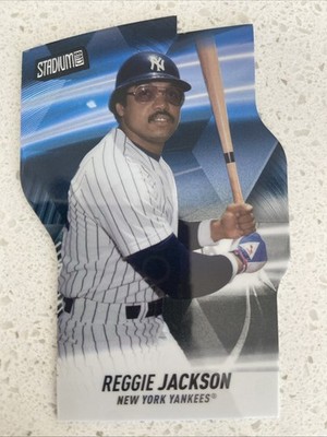 2022 Stadium Club Triumvirates Black Reggie Jackson #d 44/99 1/1? HIS JERSEY #!