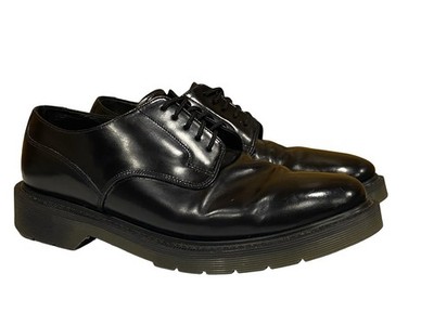 Loake Shoemakers England Black Polished Non Slip Leather Derby Shoes Men s US 10
