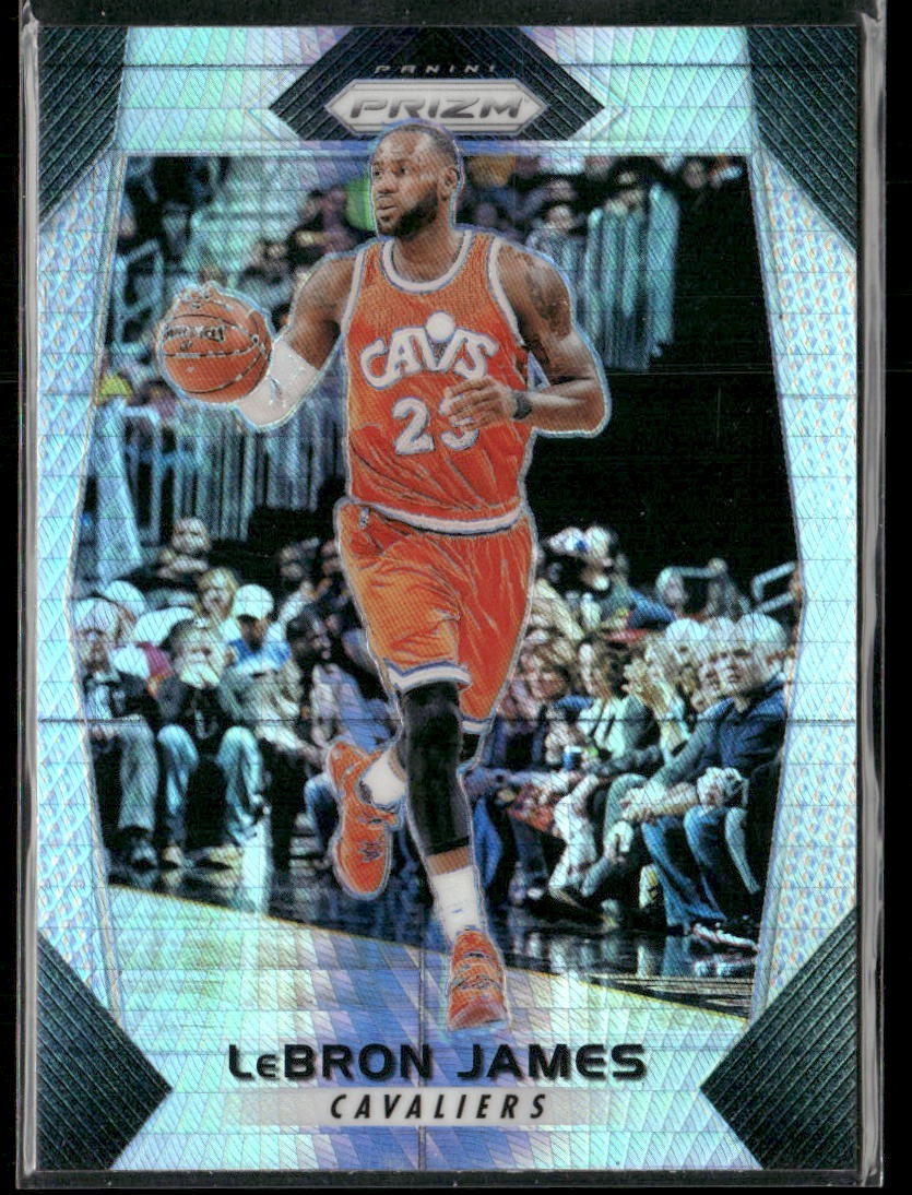 2017-18 Panini Prizm #191 LeBron James Hyper Prizm