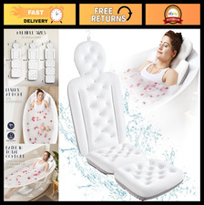Luxury Full Body Bath Pillow - Thick Cushion for Neck Back Support, 51"x16