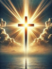 TOPMCYSG Jesus Cross Diamond Art Kits for Adults,Round 5D Diamond Painting Kits