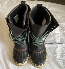 Sorel Men s Size 8 Black Waterproof Lace-Up A...