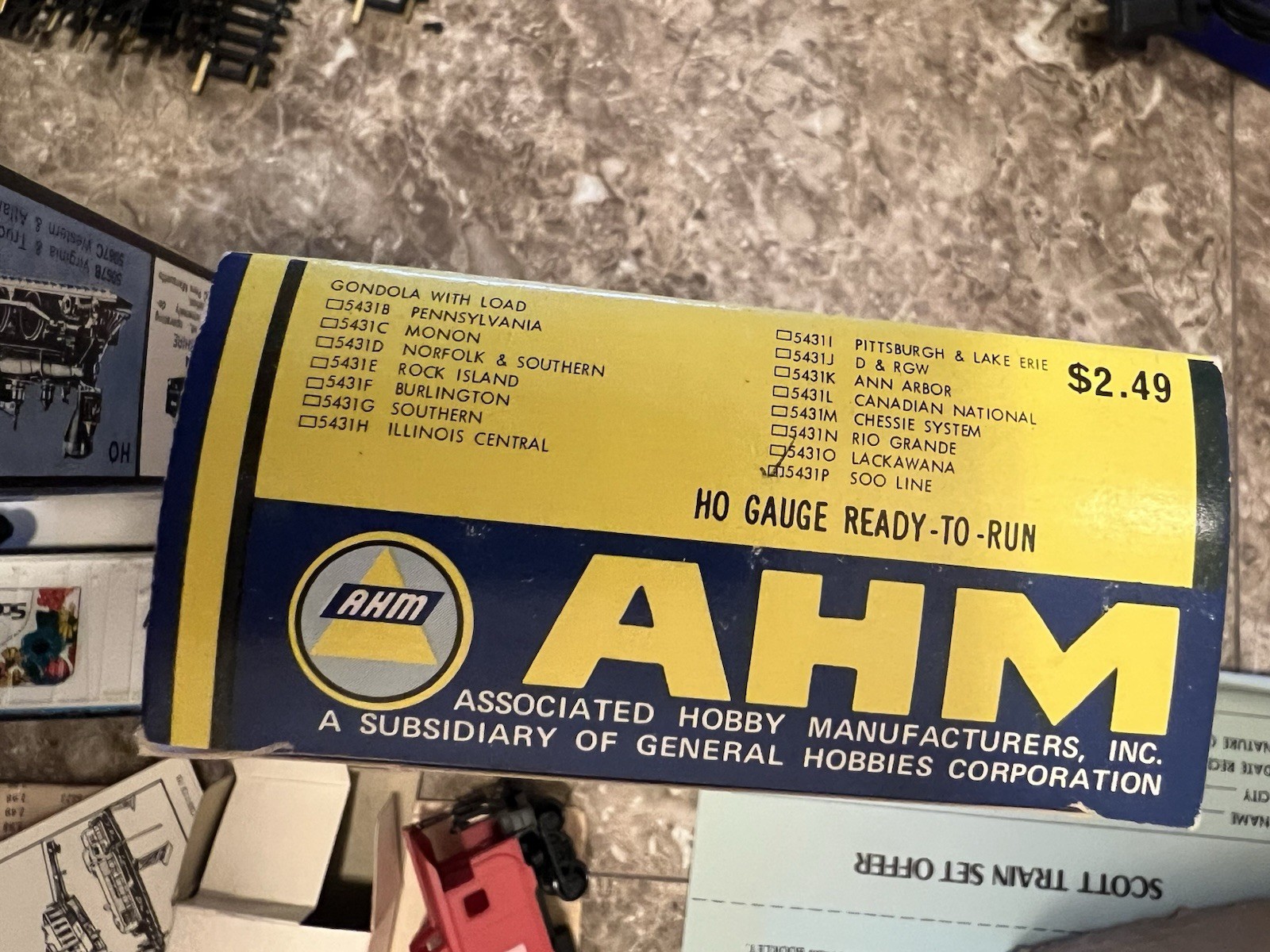 AHM HO Scale Train Set #63930 – MDT Diesel Locomotive 5001C – Santa Fe – Vintage thumbnail 8