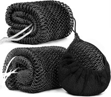2 Pack African Net Sponge Exfoliating Body Scrubber Bath Sponge for Daily Use