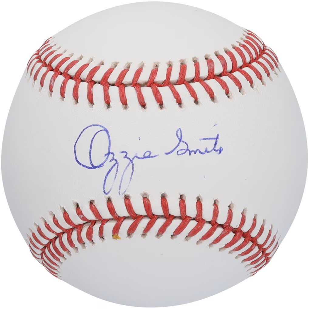 Ozzie Smith Autographed Signed St. Louis Cardinals Official MLB Baseball Fanatics 