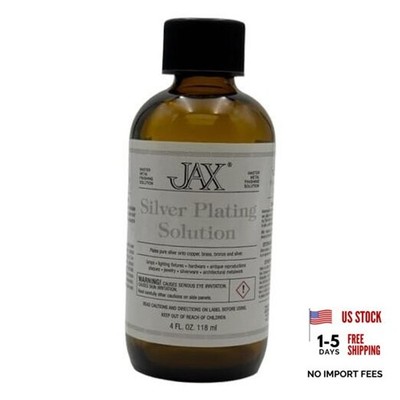 Silver Plating Solution - Metal Finishing Solution - 4 Fl Oz (Pack of 1)