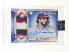 DYLAN CREWS 2025 TOPPS DYNASTY DYNASTIC DEED ROOKIE PATCH AUTO /5 #DAP-DC5 Q7705