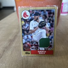 2022 Topps Series 1 - 1987 Topps Baseball Relics Chris Sale #87R-CSA (MEM)