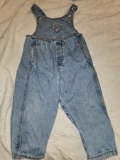 Vintage 90's Baby Guess Denim Overalls Made In USA Size 2Y 2T