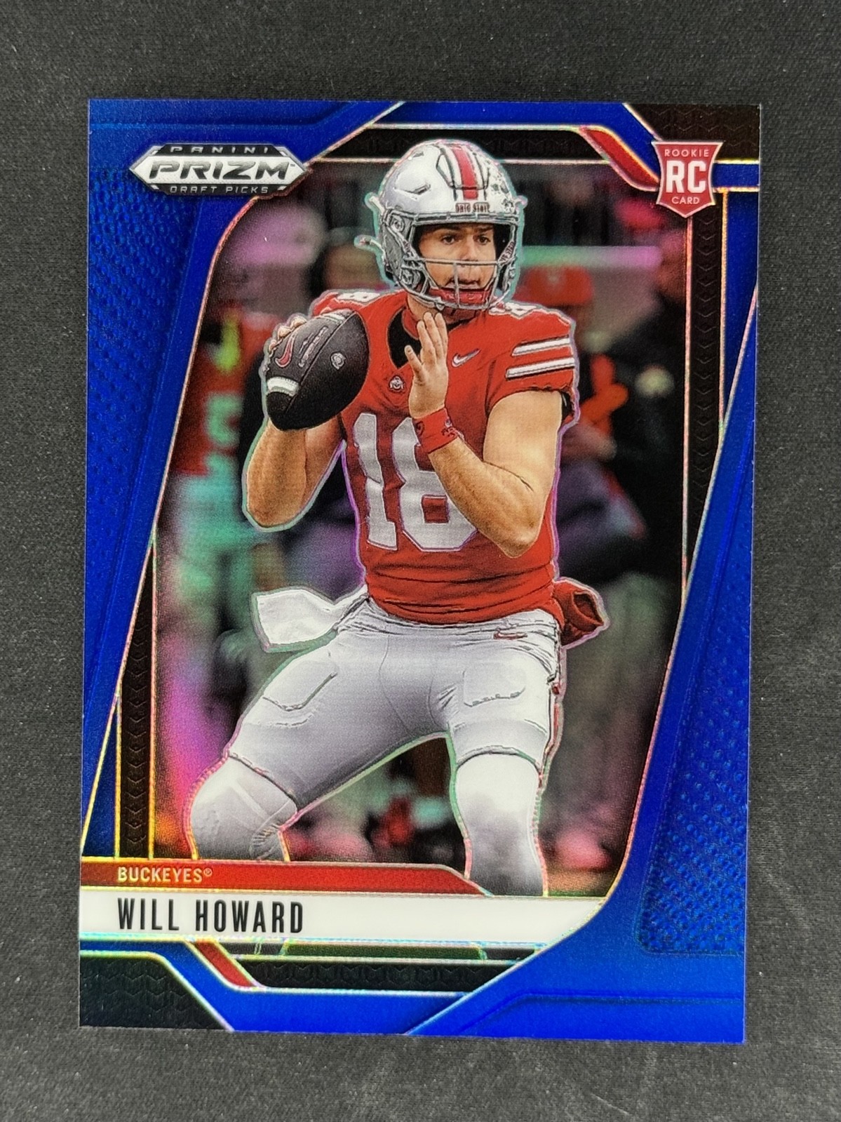 2025 Panini Prizm Draft Picks - Will Howard #83 Blue Prizm /249 (RC)