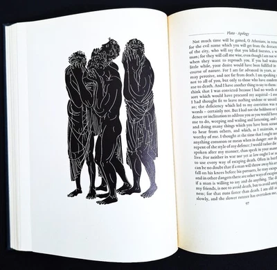 Signiert #100/1500 Mardersteig, illustrations Hans Erni, Plato Socrates - Bild 1 von 4