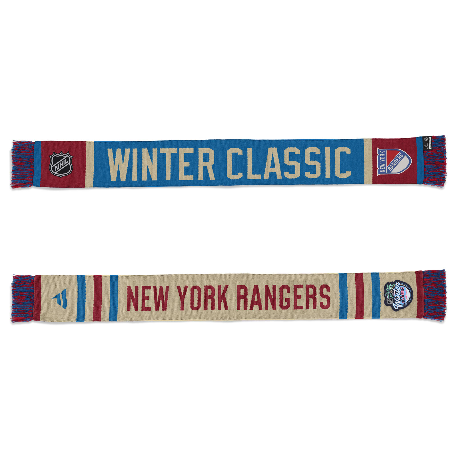 Fanatics Natural/Blue New York Rangers 2026 NHL Winter Classic Team Scarf