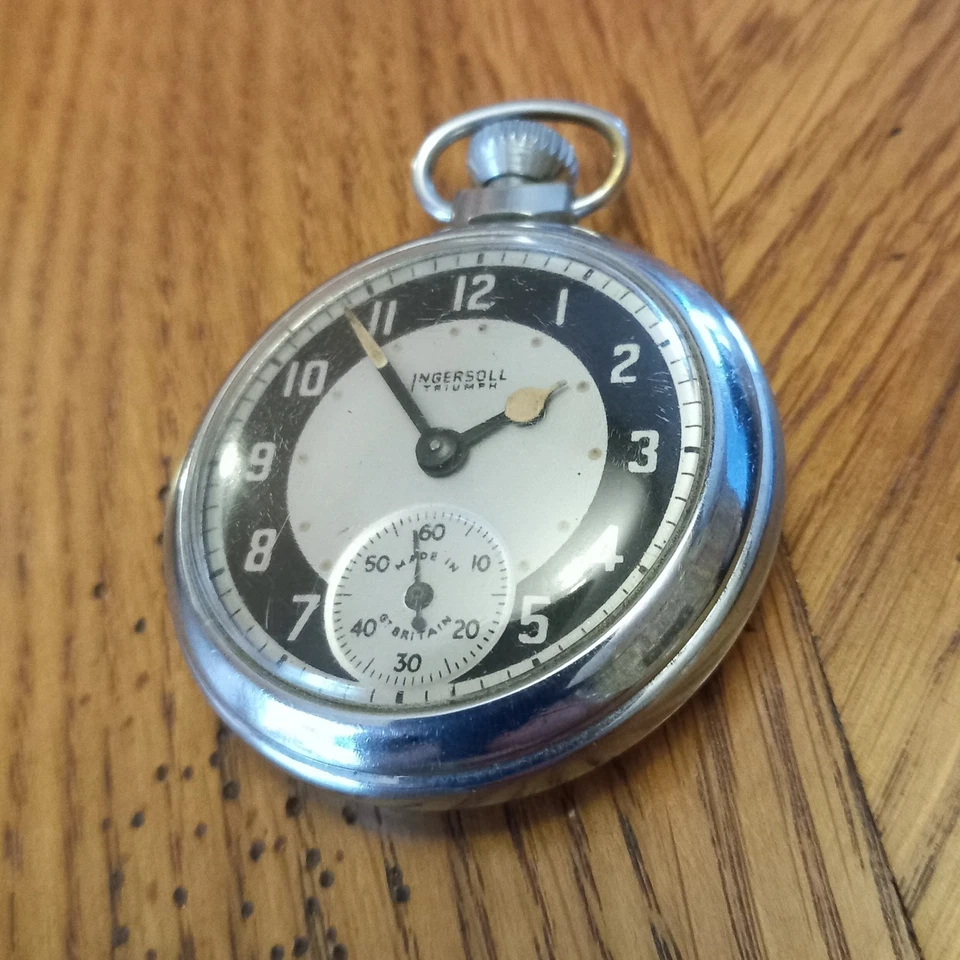 Ingersoll Triumph Pocket Watch - Vintage 50's/60's - Image 2 of 3