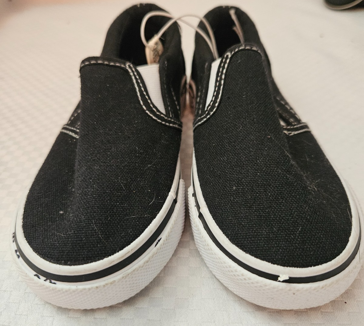 SAOLA Scarpe slip on sportive nere da ragazzo USA taglia US 10 scarpe da ragazzo scarpe da ragazzo