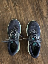 Brooks Ghost Blue/Teal/White Mesh Breathable Lace-Up Low Top Running Shoes