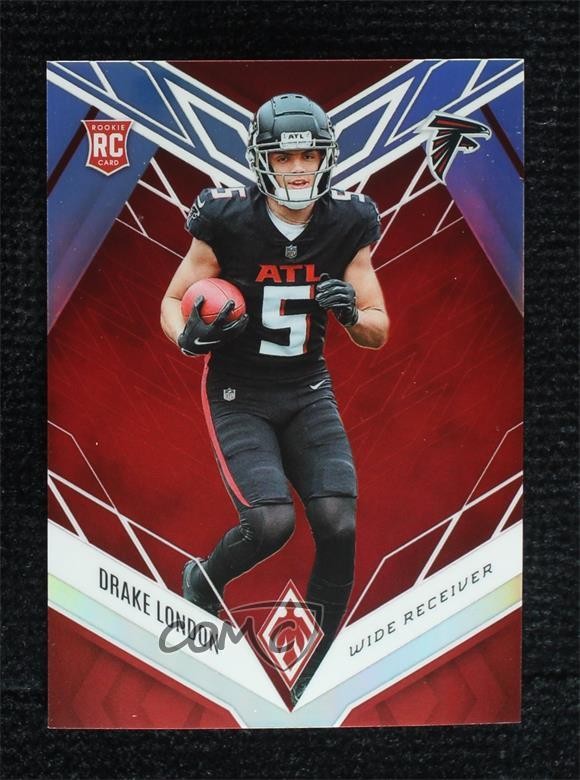 2022 Panini Phoenix Rookies Red 56/250 Drake London #107 0d44