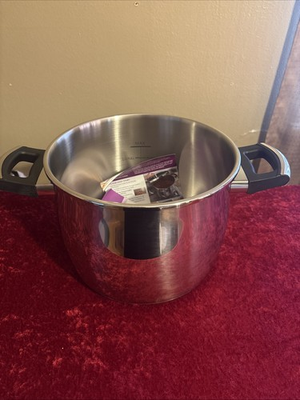 #ad Princess House Stainless Steel 8 Qt. 7.5l Easy Close Pressure Cooker 5818 $215.00