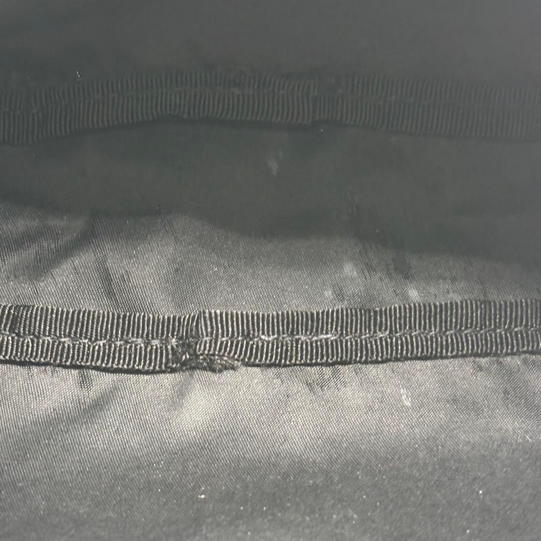 PRADA black nylon pouch with triangular plate - image 14