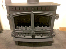 Hunter Herald CE Multifuel  Wood Burning Stove With Boiler 24000 BTU Refurbished