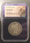 New Listing1906 Barber Half Dollar NGC Genuine Silver 50C