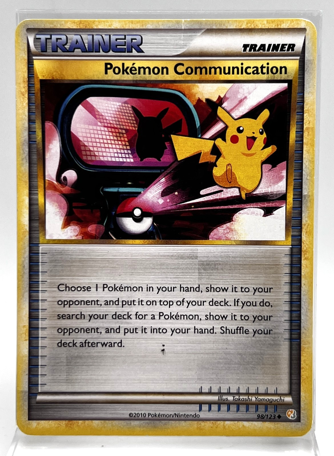 Pokémon Communication 98/123 Pokémon Card 2010 HeartGold SoulSilver MP