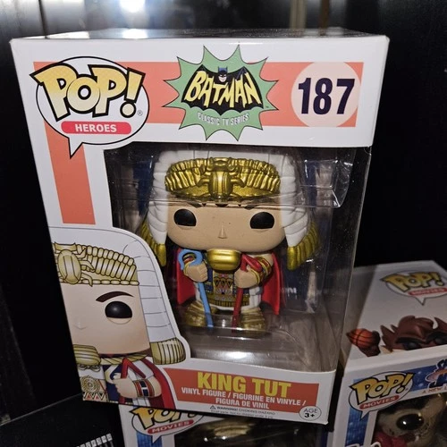 Funko Pop King Tut #187 DC Heroes Batman Classic TV Series 1966 Vaulted