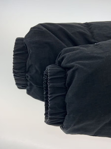 STUSSY SOLID PUFFER RIPSTOP Down Jacket, Size L, Cotton, Black, 115544 - Picture 5 of 5