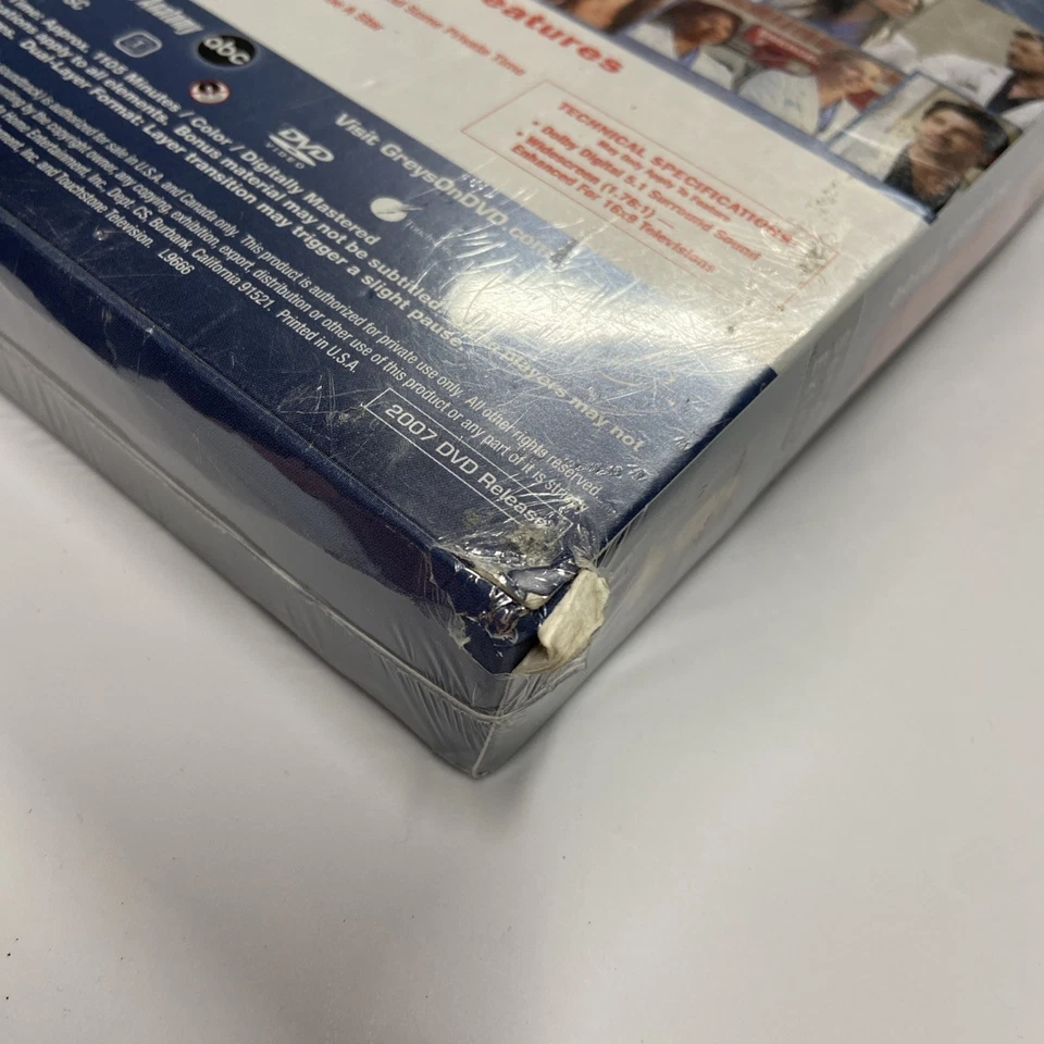 Grey's Anatomy Season 3 Seriously Extended Box Set DVD New Sealed - Image 2 of 4