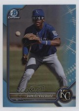 2022 Bowman Draft Chrome Sky Blue Refractor Daniel Vazquez #BDC-74 0x4u