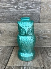 Owl Bird Be Wise Ceramic Coin Bank 6.5  Tall