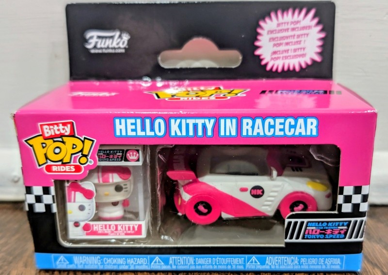 Funko Bitty POP! Rides Tokyo Speed - HELLO KITTY IN RACECAR