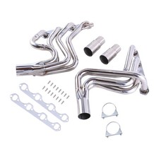 For Ford F150 F250 Bronco 5.8 V8 1987-1996 Exhaust Manifold Headers Stainless