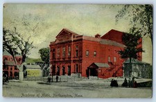 c1910 Northampton Massachusetts MA Vintage Postcard Academy Music Front Building