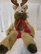 Vintage 1991 Creative Marketing Concepts Reindeer Plush Stuffed Animal