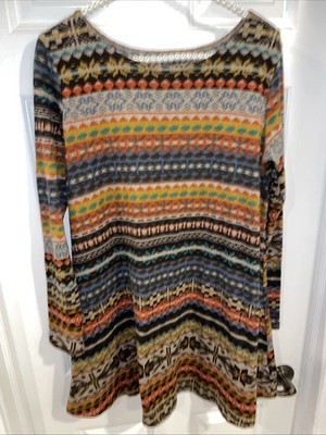 Top OEUVRE Top/Dress Up Cycling Created From Secondhand Clothing Stock Fabric