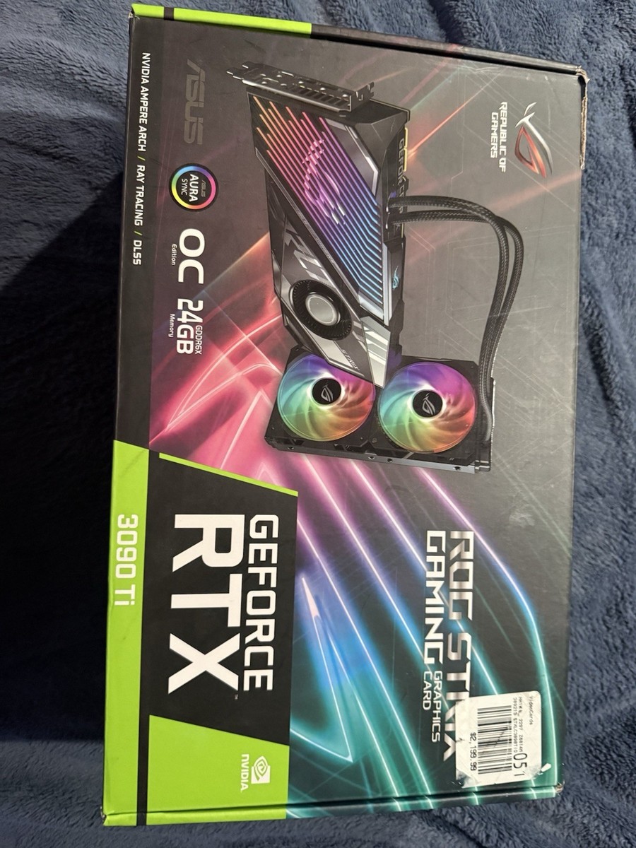 ASUS NVIDIA GeForce RTX 3090 24 GB GDDR6X Graphics Card ‎ROG