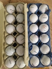 24 X Used Mixed Titleist Golf Balls Grade A And B See Full Description