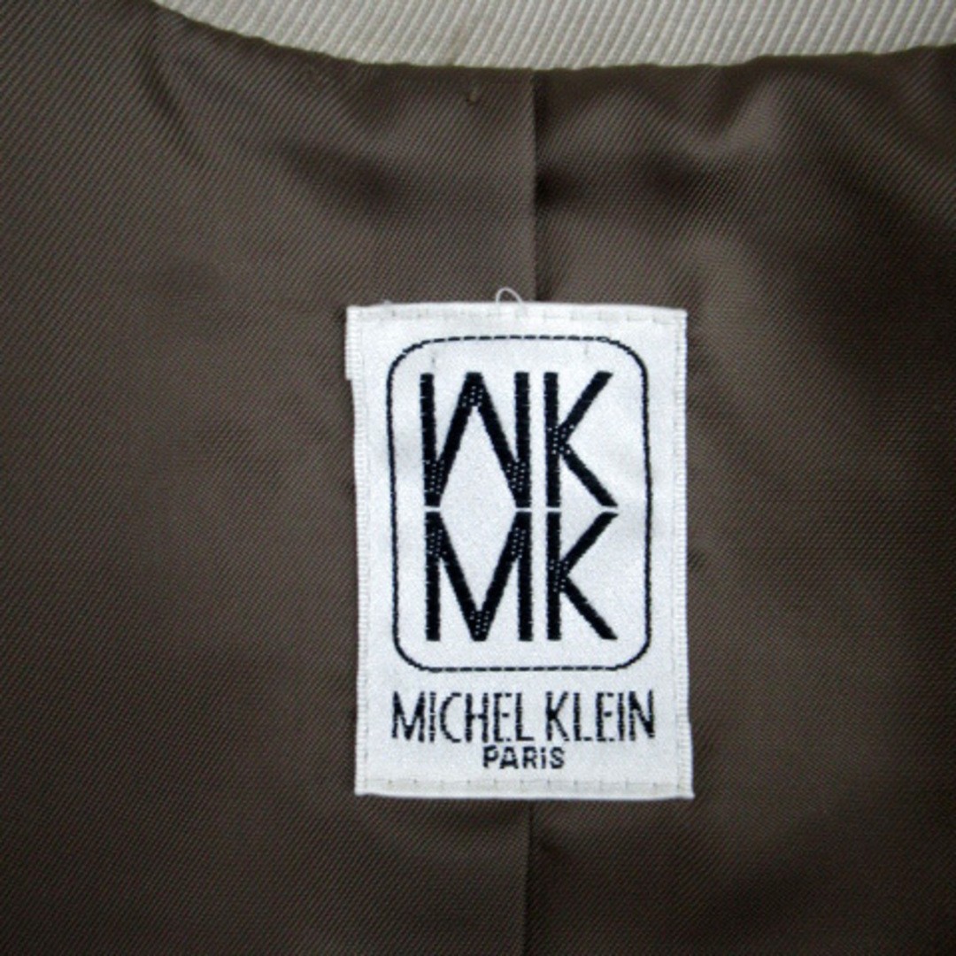 MK Michelle Clan MICHEL KLEIN trench coat spring middle length 38 Greige Used de