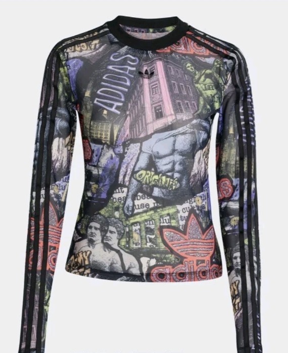 adidas x Jeremy Scott AOP Power Mesh Tee Xxs 2xs NWT | eBay