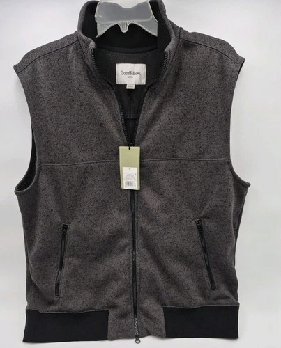 Goodfellow & Co. Black Sleeveless Jacket Men's Size L NWT   - product listing photo