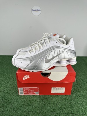Size 9 - Nike Shox R4 White Metallic 2019 104265 131 - Tried On