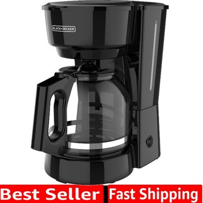 12-Cup Coffee Maker with Easy On/Off Switch, Easy Pour, Non-Drip Carafe with ...
