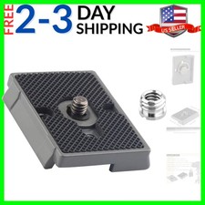 200PL-14 Quick Release Plate for Manfrotto 804RC2 Rapid Connect, 323 RC2, 488...