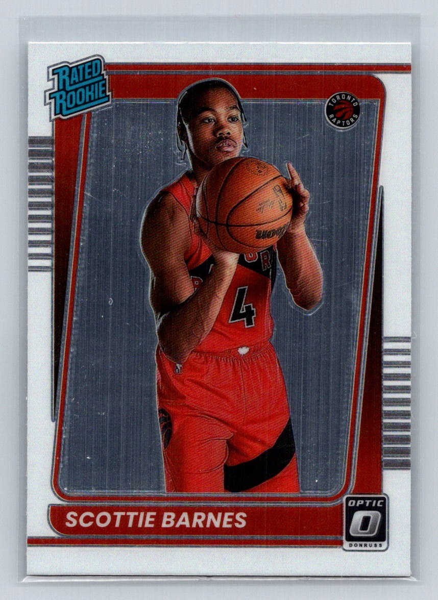 2021  Donruss Optic  #186 Scottie Barnes Rated Rookie Rc Raptors B59